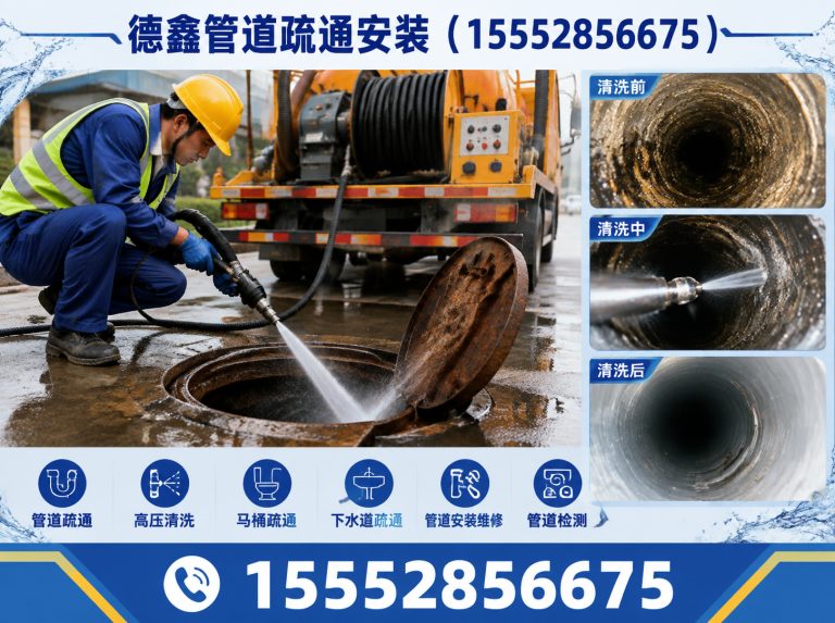 济南高新技术产业开发区济南管道疏通展示图
